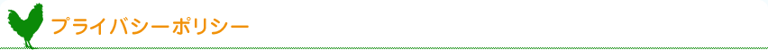 プライバシーポリシー