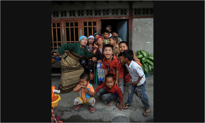 途中で立ち寄った村の人々