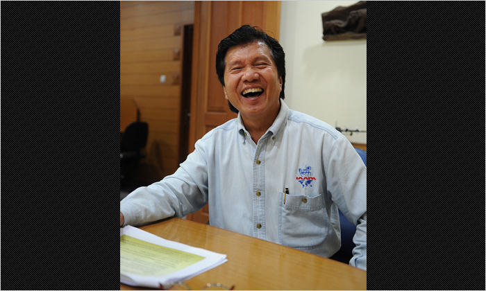 園長のフランツ・マナンサングさん